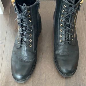 Matteo Bertoni leather combat boots